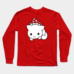 Cottagecore Cat Long Sleeve T-Shirt